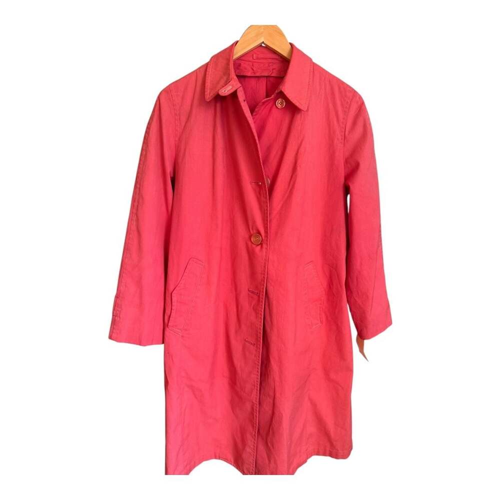 Vintage London Fog 1960s Pink Trench Coat